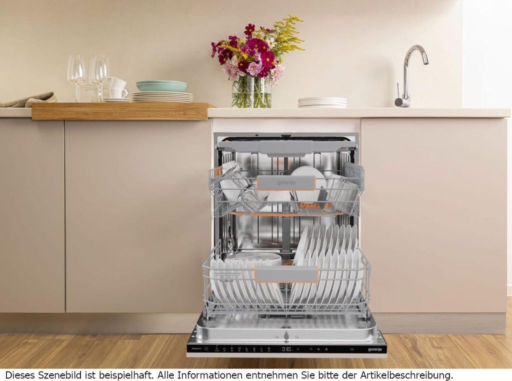 gorenje GV663A66 Geschirrspüler, vollintegrierbar, Standardgröße (60 cm), 16 Maßgedecke
