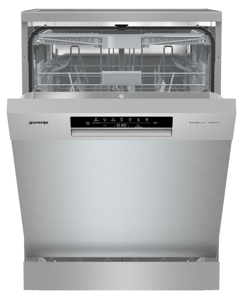 gorenje GS643C90X Geschirrspüler, freistehend, FlexUse, 16 Maßgedecke, 60 cm, silber