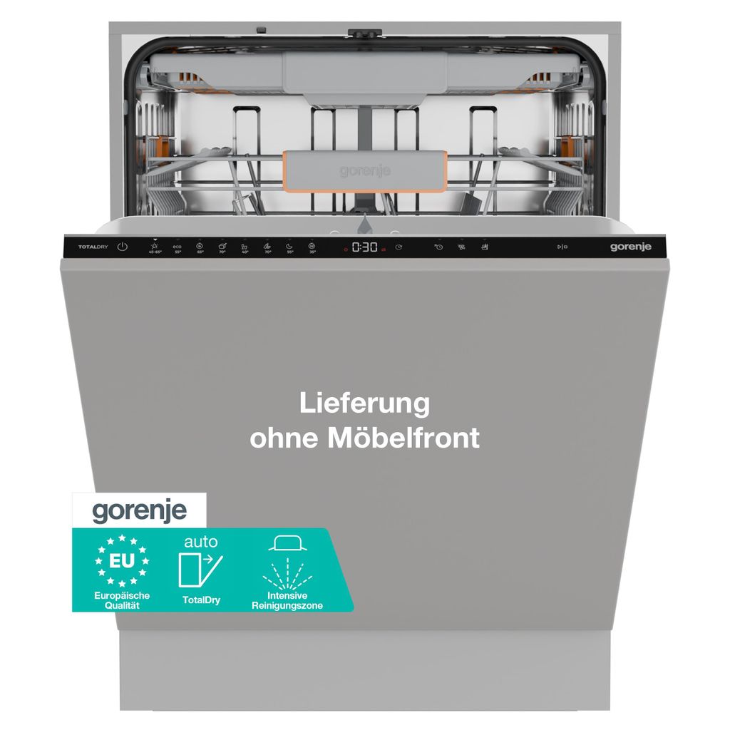 gorenje GV16B Geschirrspüler, vollintegrierbar, TotalDry, Nachtprogramm, SmartControl, 60cm