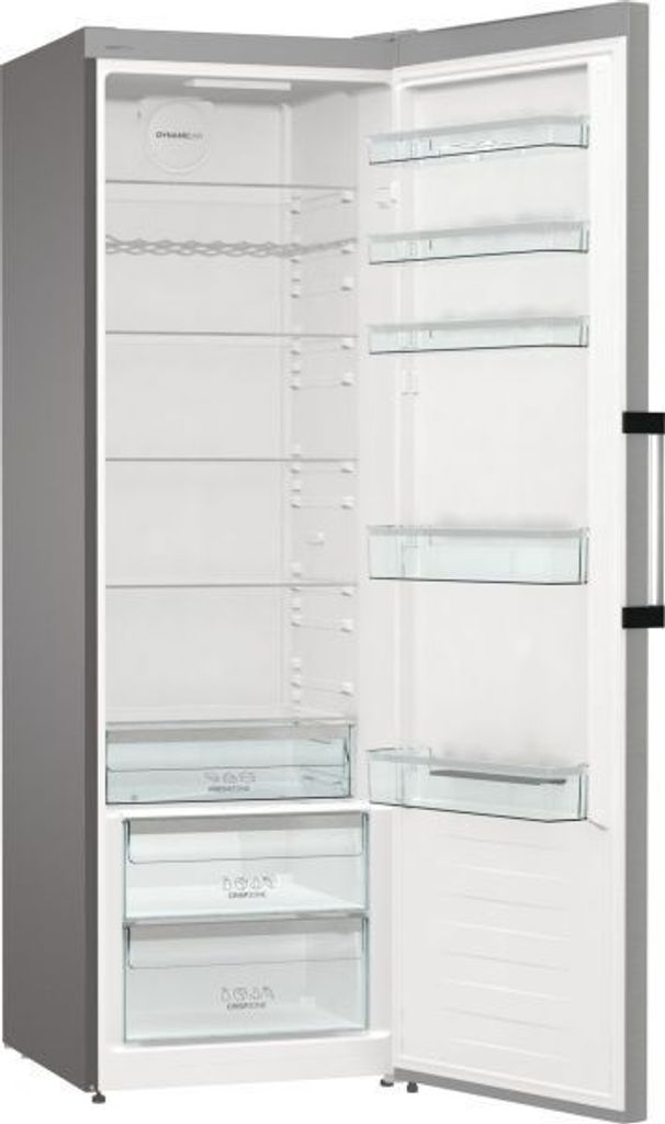 gorenje R619DAXL6 Kühlschrank ohne Gefrierfach, 398 Liter, Türanschlag wechselbar, Display, silber
