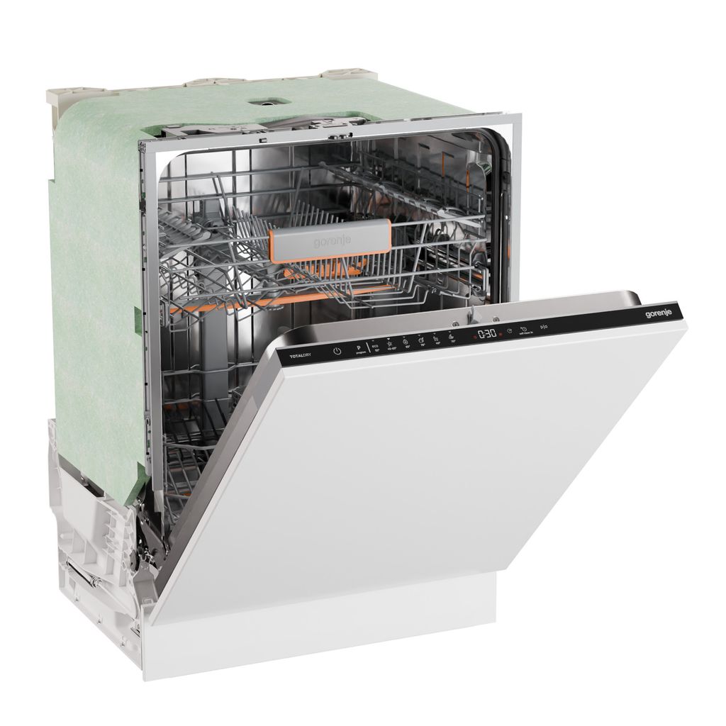 gorenje GV642C65 Geschirrspüler, vollintegrierbar (Lieferung ohne Möbelfront), TouchControl, TotalDry, 60 cm