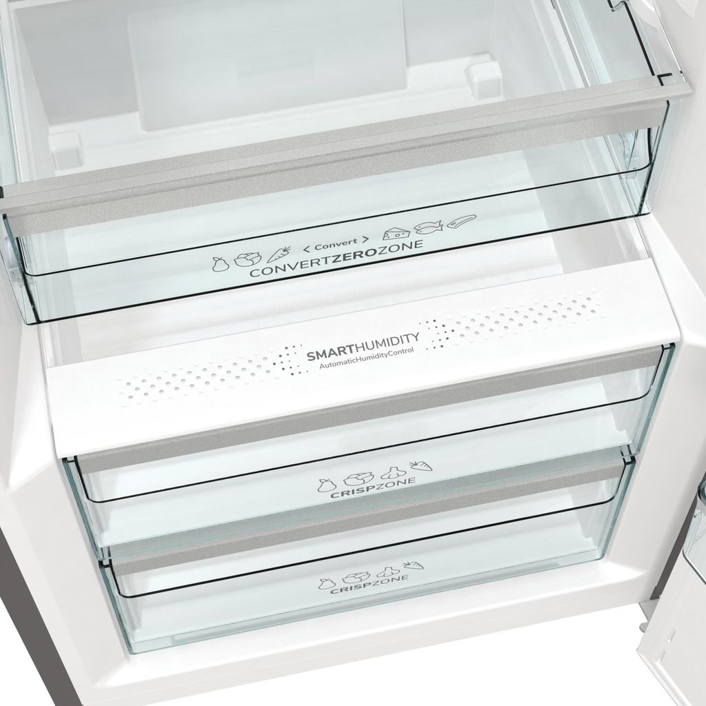 gorenje R619CSXL6 Kühlschrank ohne Gefrierfach, 384 Liter, Crispzone, silber