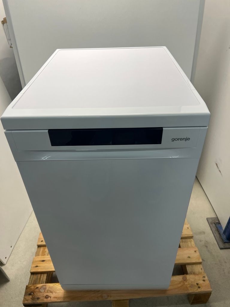 gorenje GS541D10W freistehender Geschirrspüler 45 cm, Freistehend, Single (45 cm breit), Weiß, Tasten, Edelstahl, 11 Maßgedecke