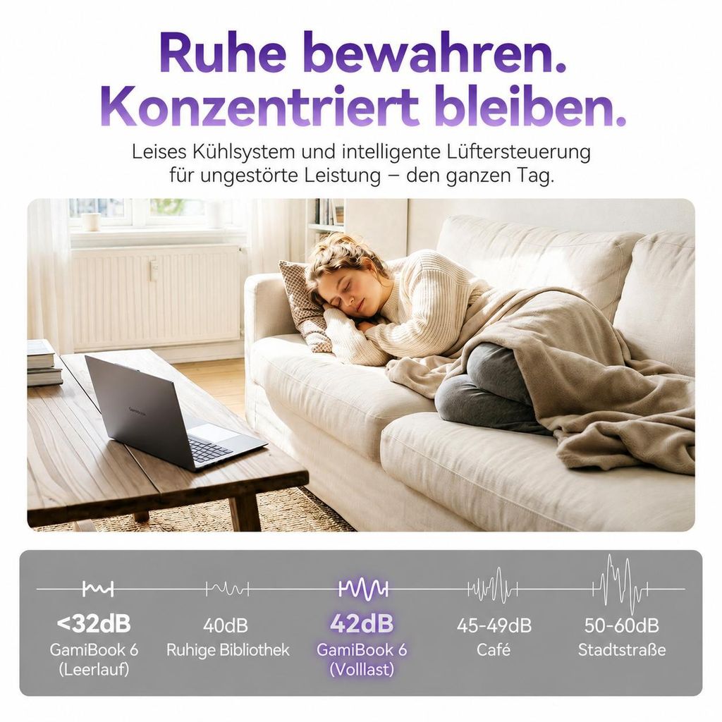 Blackview GamiBook 6, 16" AMD Ryzen 7 7735HS gaming laptop mit Tastaturschutzfolie Notebook, 16:10 FHD/16GB+512GB SSD/AMD Radeon 680M Graphics/Wifi 6