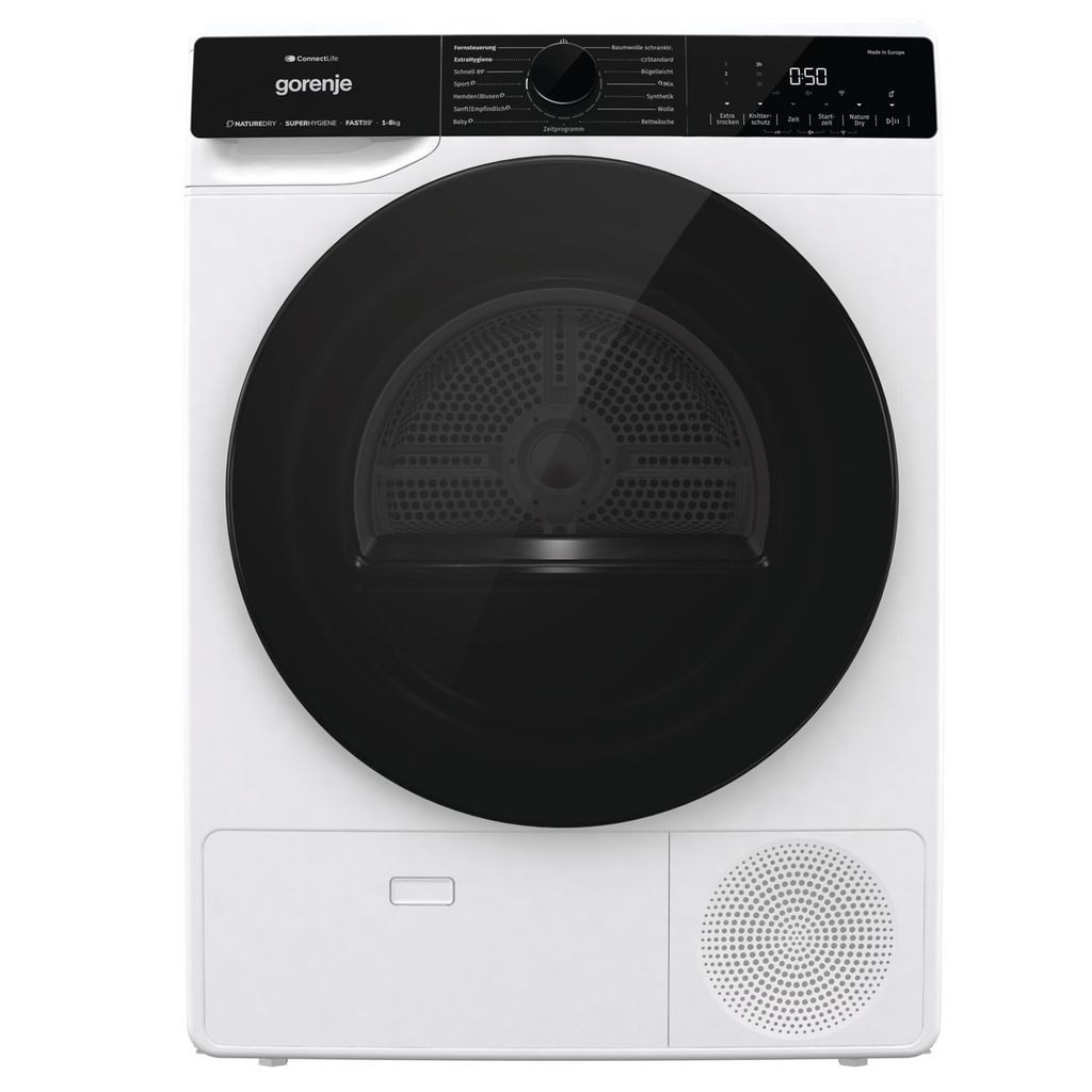 gorenje DPNA83W Wärmepumpentrockern, 8 kg, NatureDry, ConnectLife