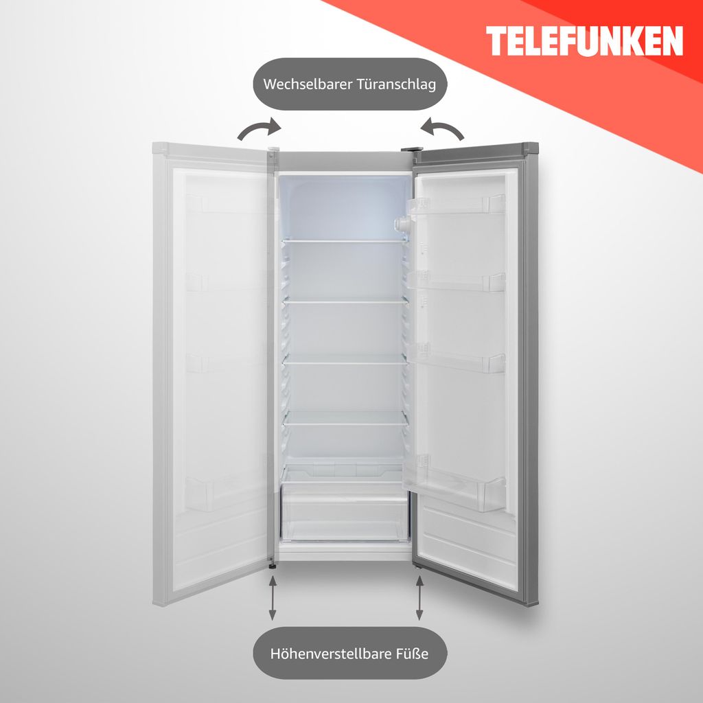 TELEFUNKEN KTFK265E2 Kühlschrank ohne Gefrierfach 255 Liter