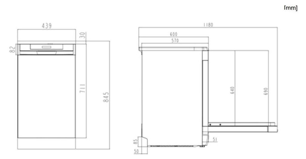 gorenje GS520E15W Freistehender Geschirrspüler 45cm Weiß - 9 Maßgedecke - 4 Programme - Besteckkorb - Edelstahlbottich - AquaStop - Selbstreinigender Filter - 3 in 1 - Funktion