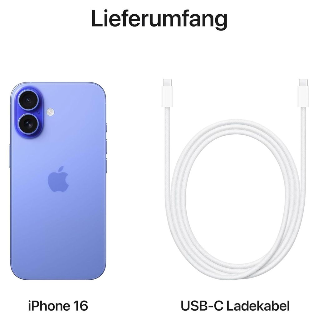 Apple iPhone 16 128GB Blau
