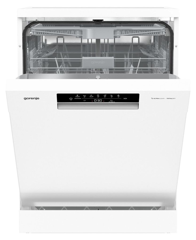 gorenje GS643C90W Geschirrspüler, freistehend, FlexUse, 16 Maßgedecke, 60 cm, weiß