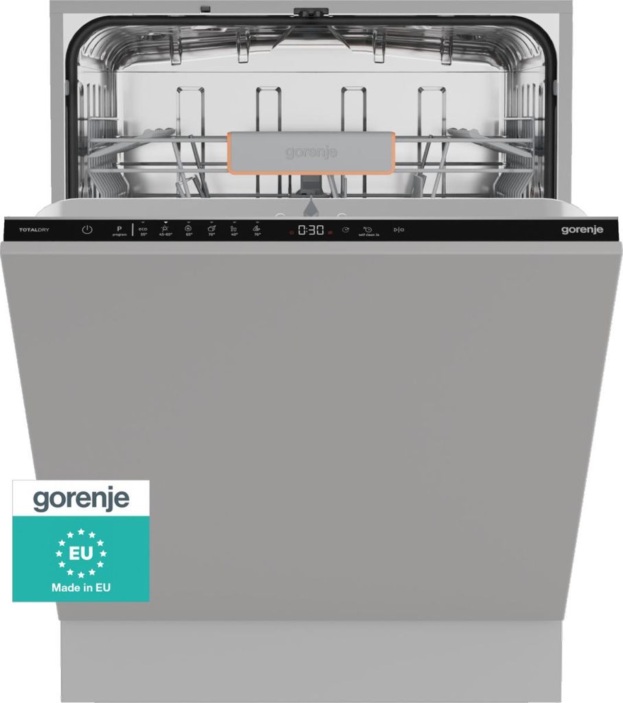 gorenje GV642C65 Geschirrspüler, vollintegrierbar (Lieferung ohne Möbelfront), TouchControl, TotalDry, 60 cm