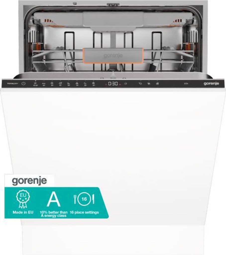gorenje GV663A66 Geschirrspüler, vollintegrierbar, Standardgröße (60 cm), 16 Maßgedecke