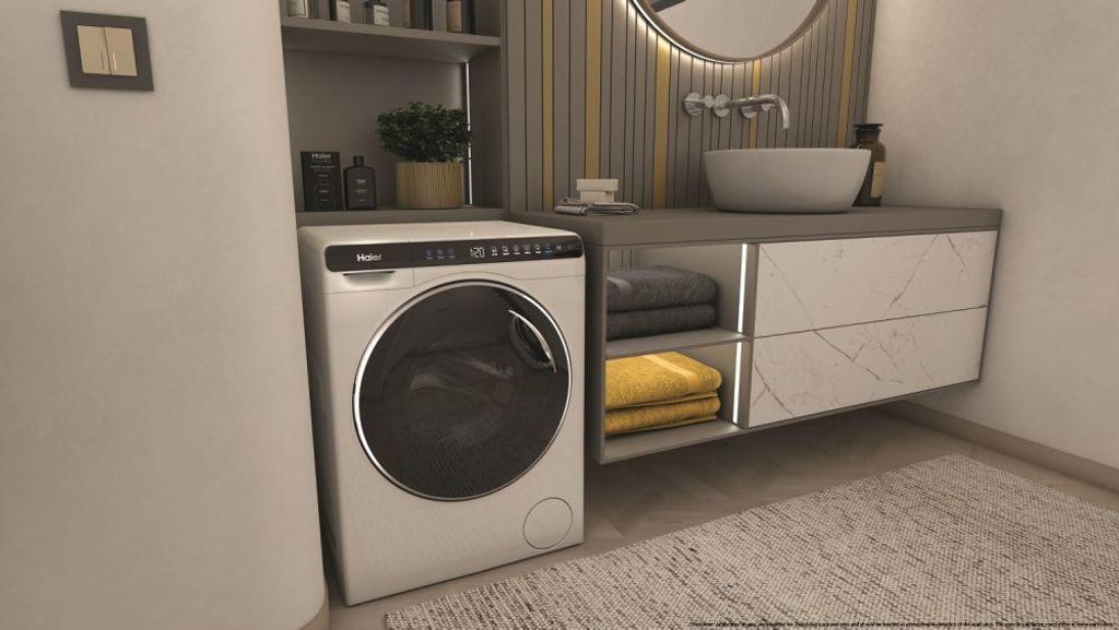 Haier HW50 - BP12307 - S, Frontlader, 5 kg, C, 66 dB, 1200 RPM, A