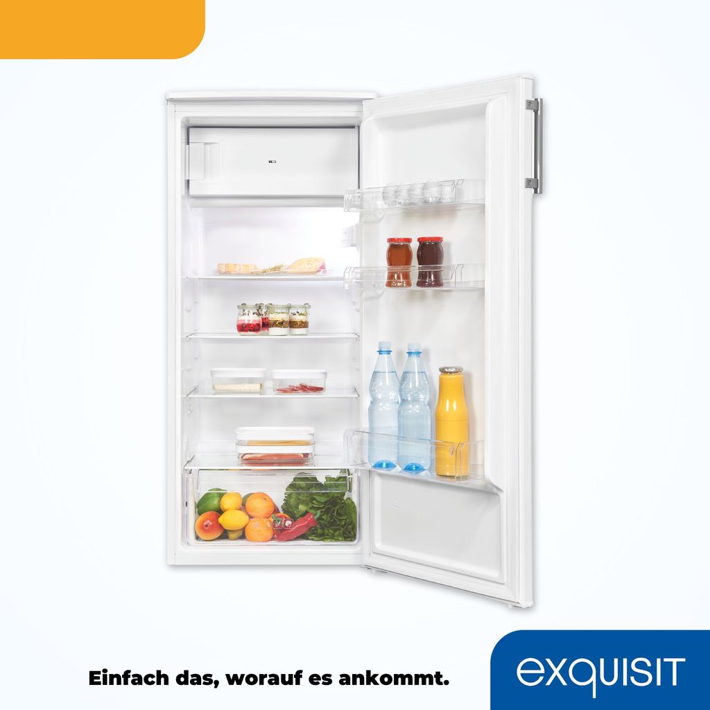 Exquisit Kühlschrank KS185 - 4 - HE - 040E weiss