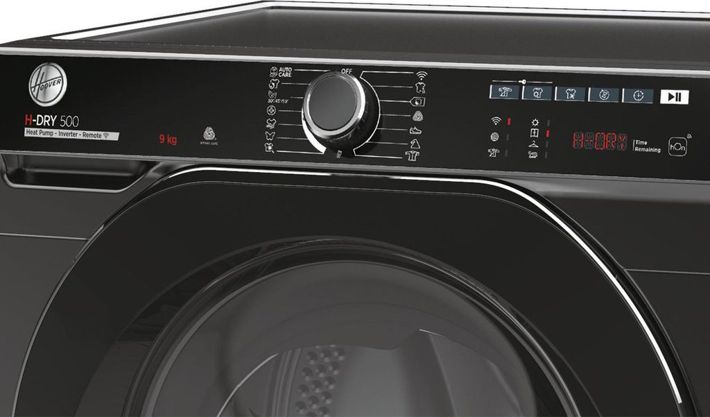 Hoover NDPEH9A3TCBERXSS Wärmepumpentrockner 9 kg 69 dB AquaVision - System