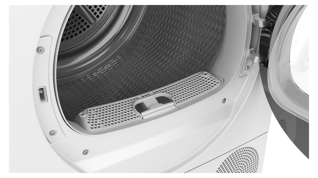 Bosch Serie 4 WTH83V03, Freistehend, Frontlader, Kondensation, Weiß, Drehregler, Rechts