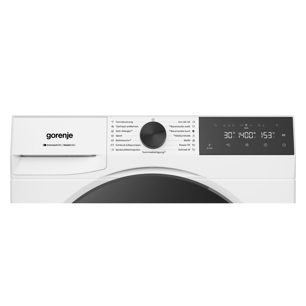gorenje W5G484A3P1 Waschmaschine 8 kg Fassungsvermögen, 1400 U/min., WiFi - Funktion, AdaptTech, ConnectLife, UltraClean, weiß