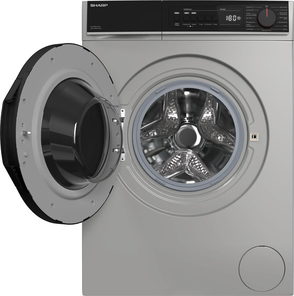 Sharp ES - PRO612SA - DE Waschmaschine 6kg EcoLogic AllergySmart AquaStop