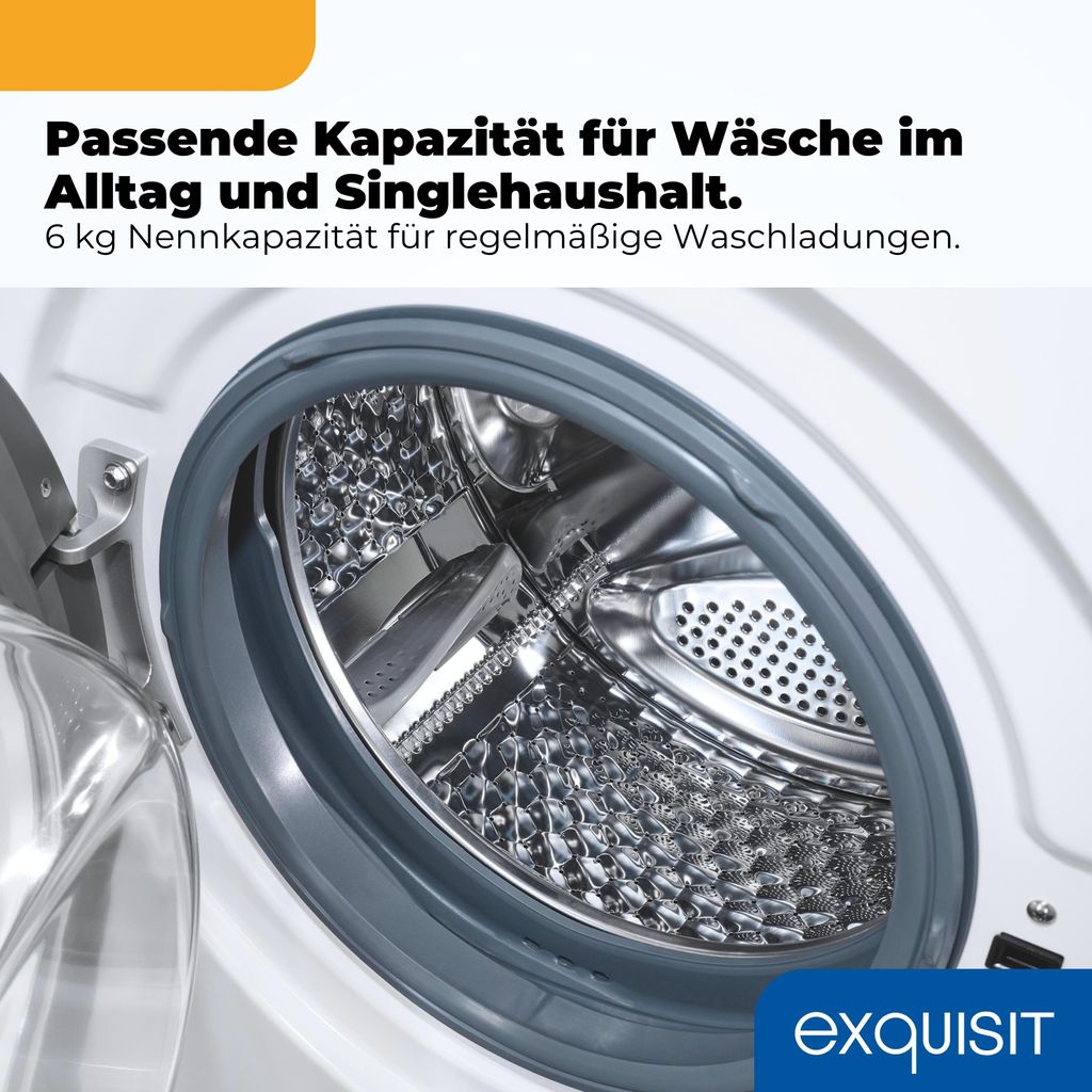 Exquisit Waschmaschine 6 kg - WA6110 - 021A