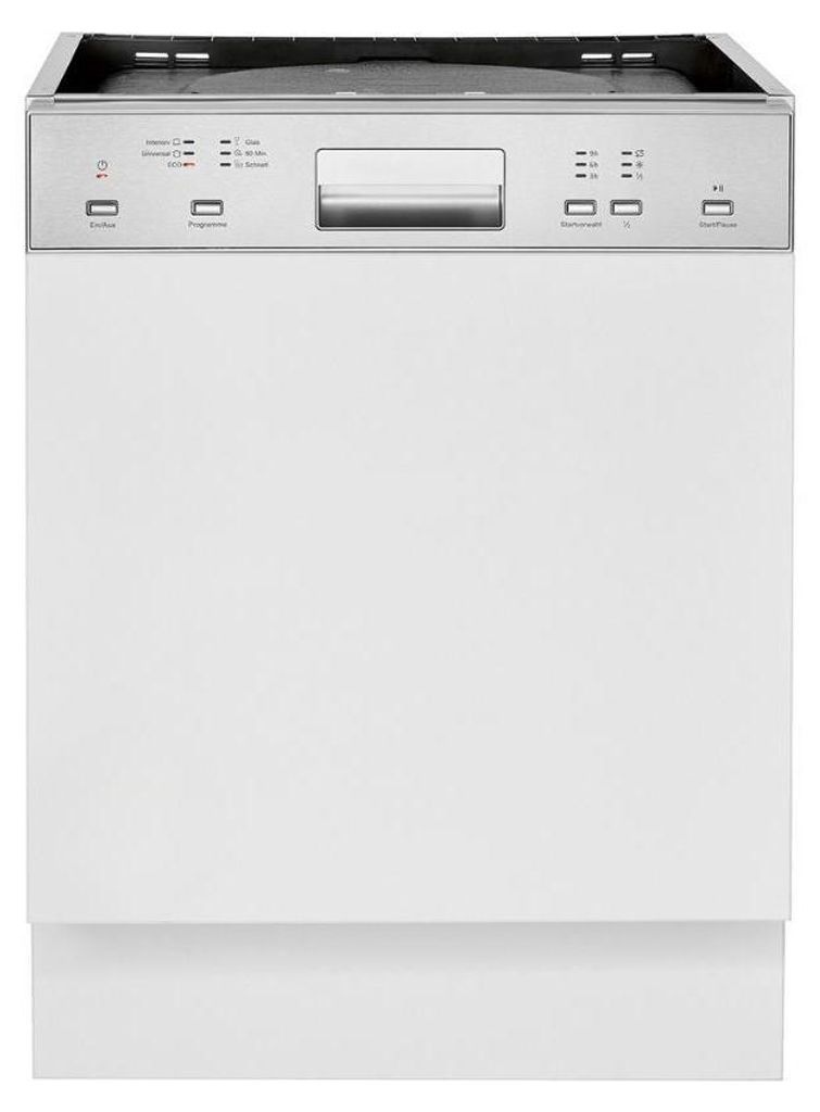 Bomann Geschirrspüler 60cm, teilintegrierte Ausführung, sehr leise, automatische Türöffnung, inkl. Aquastop, 40° - 65°C, 6 Programme - GSPE 7423 TI