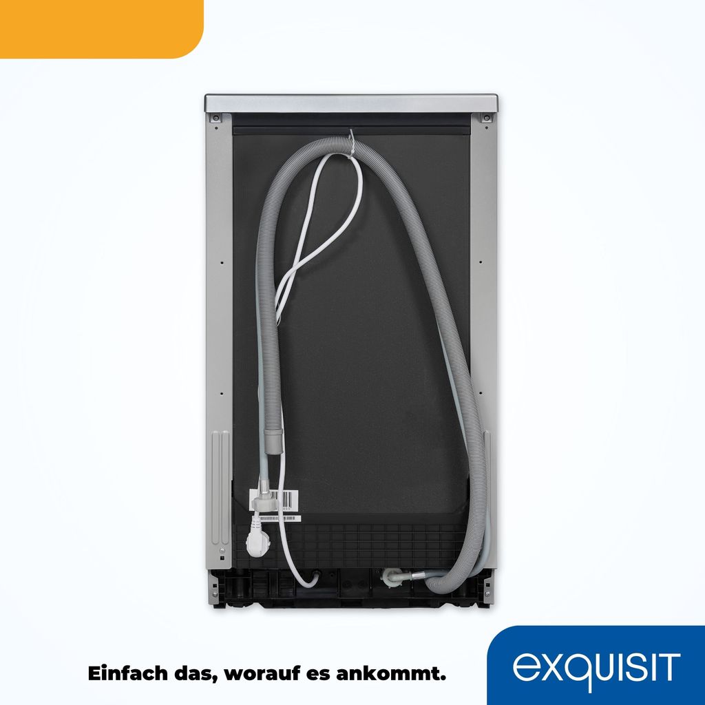 Exquisit Geschirrspüler GSP9109 - 030E silber