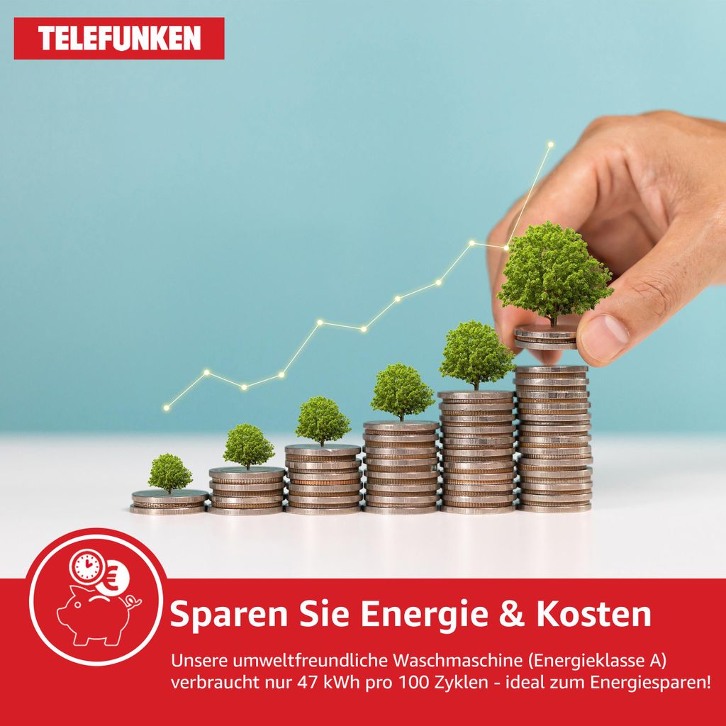 TELEFUNKEN Waschmaschine 8kg - W - 8 - 1400 - A - DI