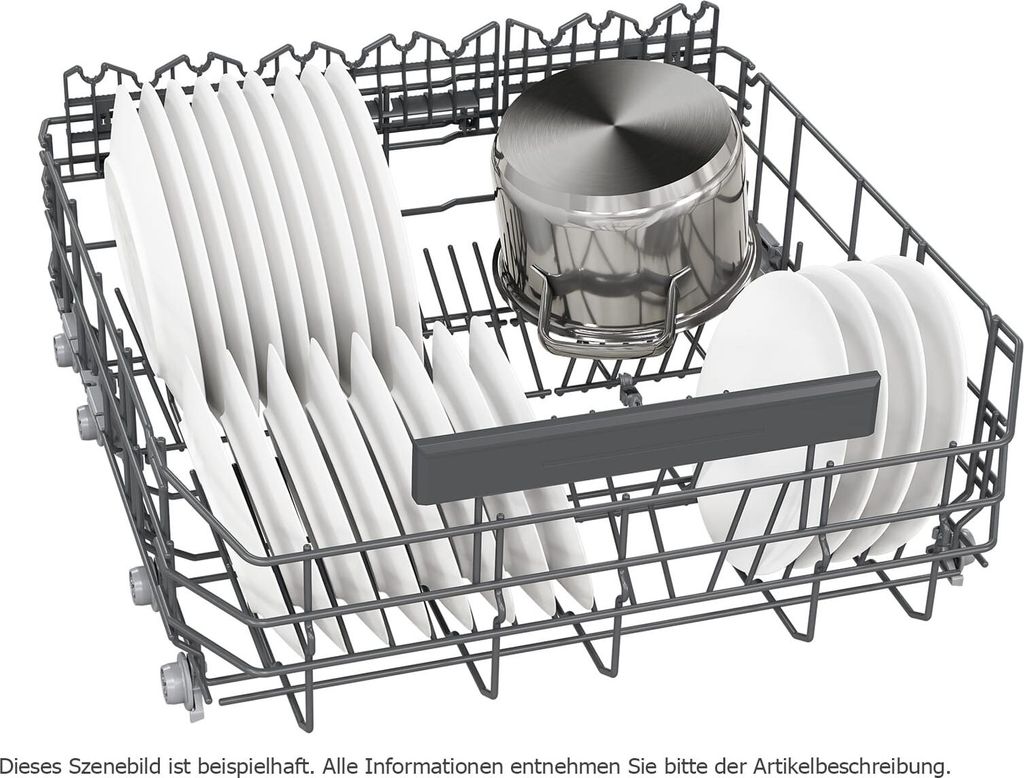 Siemens iQ300 SX73EX22CE, Voll integriert, Standardgröße (60 cm), Schwarz, Tasten, 1,75 m, 1,65 m