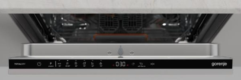 gorenje GV642C65 Geschirrspüler, vollintegrierbar (Lieferung ohne Möbelfront), TouchControl, TotalDry, 60 cm