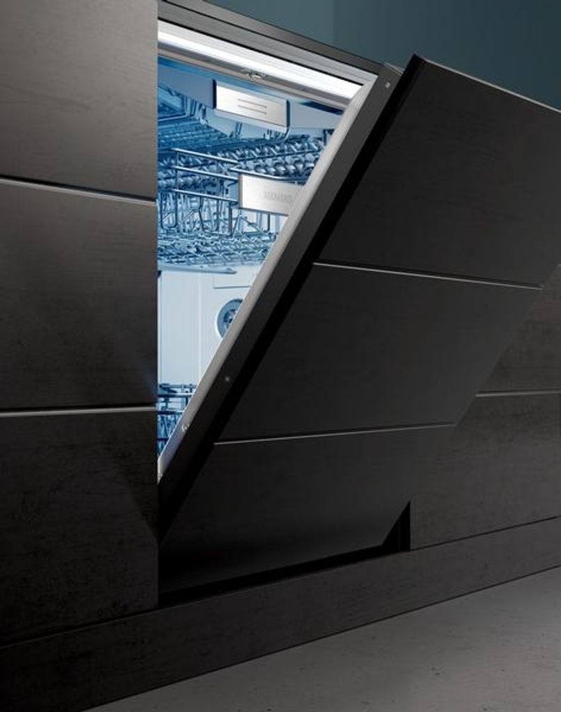 Siemens iQ300 SX73EX22CE, Voll integriert, Standardgröße (60 cm), Schwarz, Tasten, 1,75 m, 1,65 m