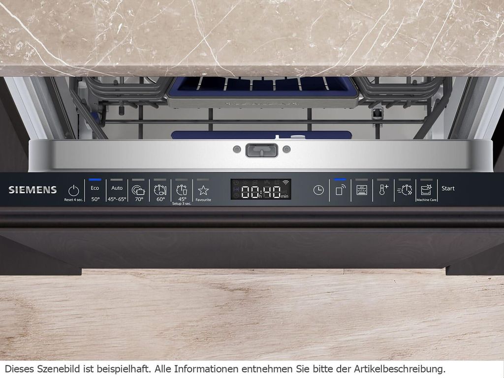 Siemens iQ500 SR65EX09ME, Voll integriert, Single (45 cm breit), 1,75 m, 1,65 m, 2,05 m, Siemens rackMatic