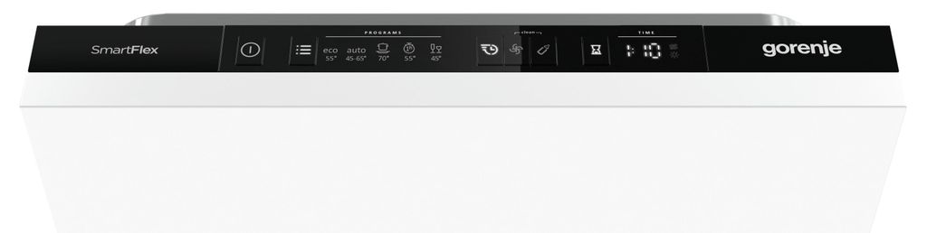 gorenje GV561D10 Geschirrspüler Vollintegrierbar 45 cm, 11 Maßgedecke, Single, Weiß,