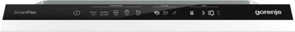 gorenje GV583C10 vollintegrierter Geschirrspüler 45 cm, Voll integriert, Single (45 cm breit), Weiß, Berührung, 3 Korb/Körbe, Korb