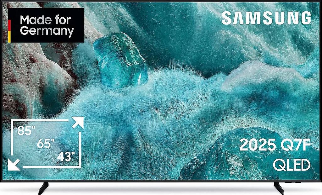 Samsung Q7F 50" QLED 4K Vision AI Smart TV (2025), 127 cm (50"), 3840 x 2160 Pixel, QLED, Smart - TV, WLAN, Schwarz