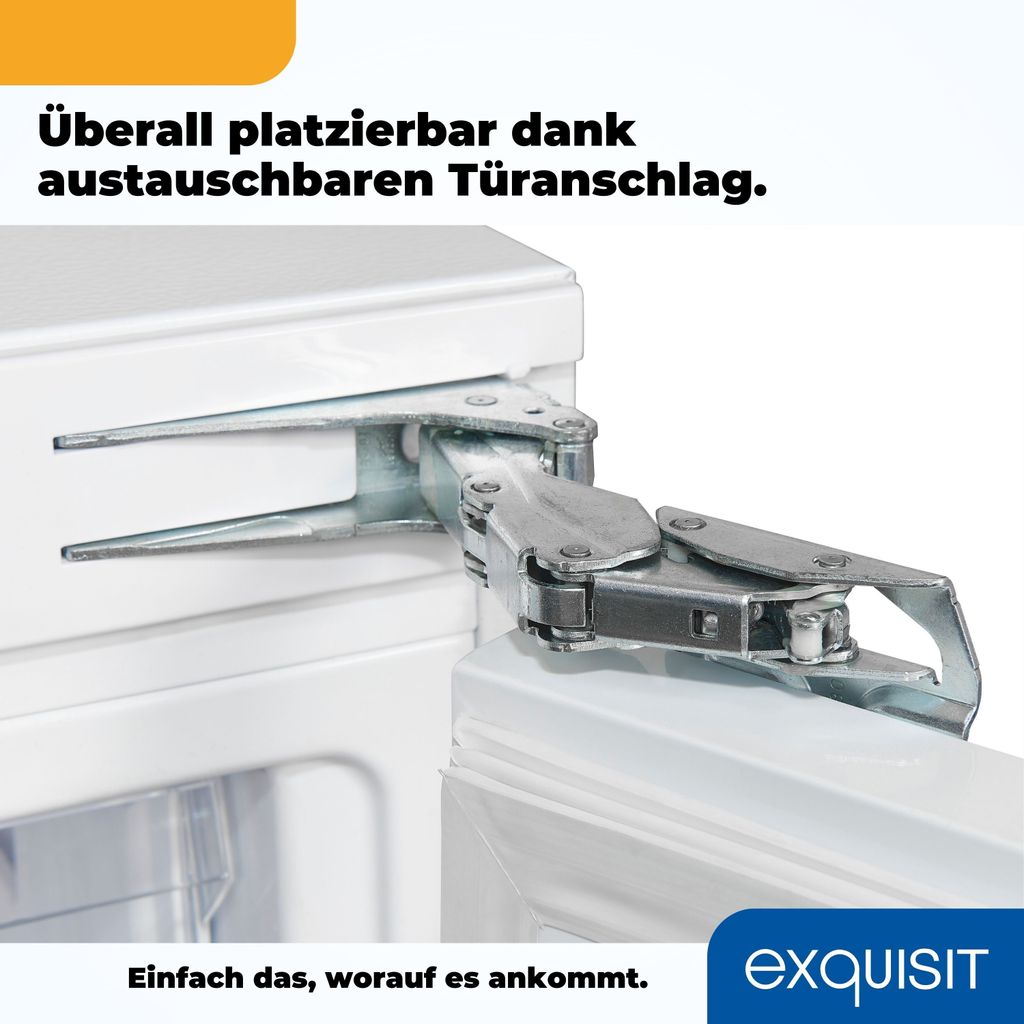 Exquisit Unterbau Vollraumkühlschrank UKS140 - V - FE - 010E