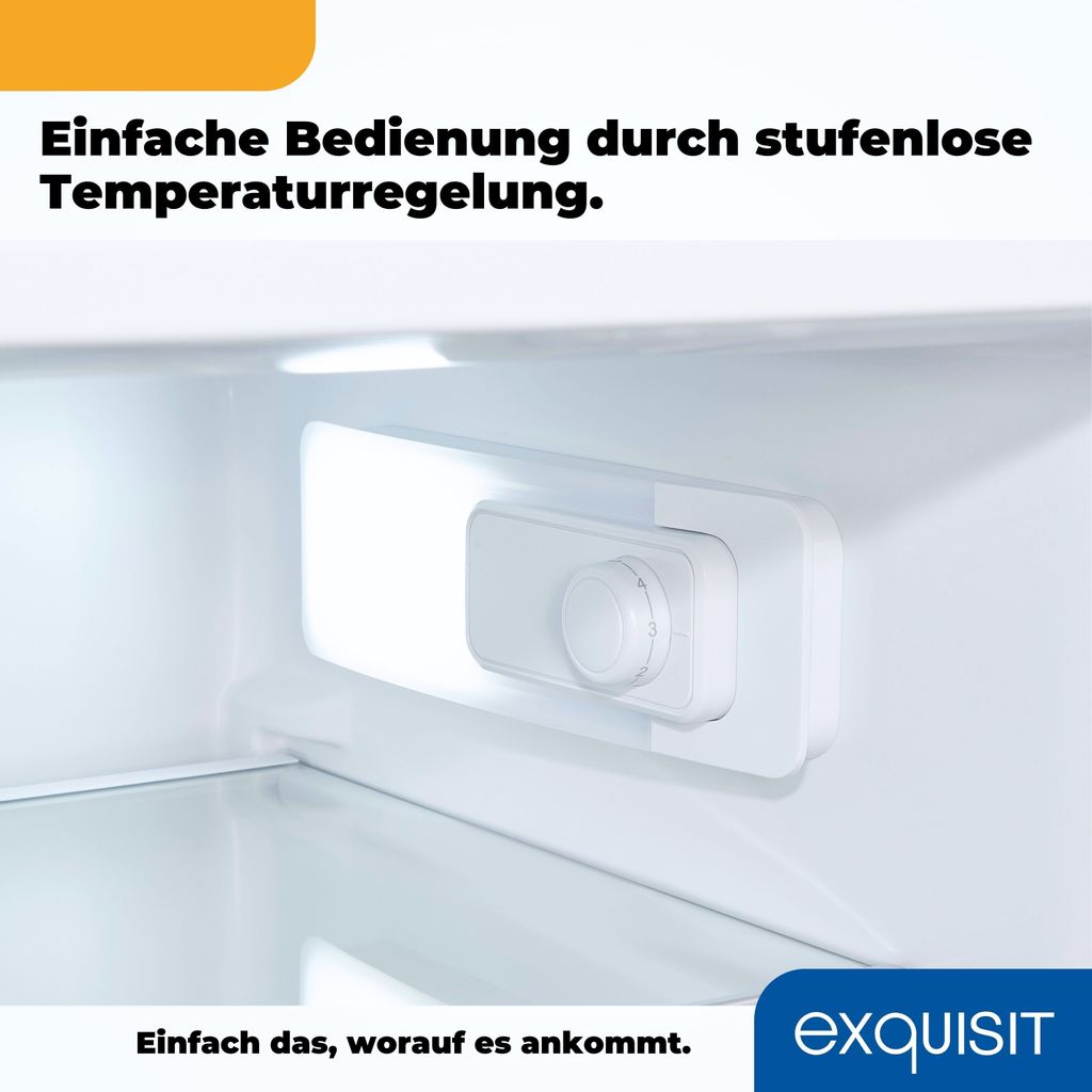 Exquisit Vollraumkühlschrank KS320 - V - H - 040E inoxlook