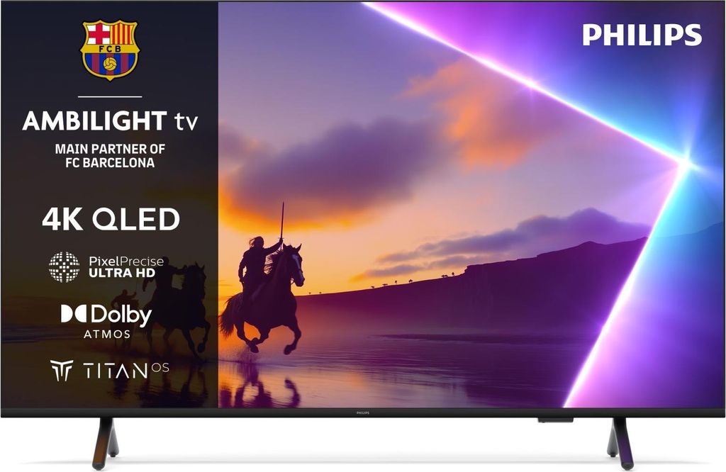 Philips 55PUS8500/12, 139,7 cm (55"), 3840 x 2160 Pixel, QLED, Smart - TV, WLAN, Schwarz