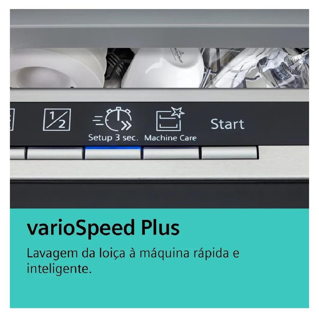 Siemens iQ300 SX73EX22CE, Voll integriert, Standardgröße (60 cm), Schwarz, Tasten, 1,75 m, 1,65 m