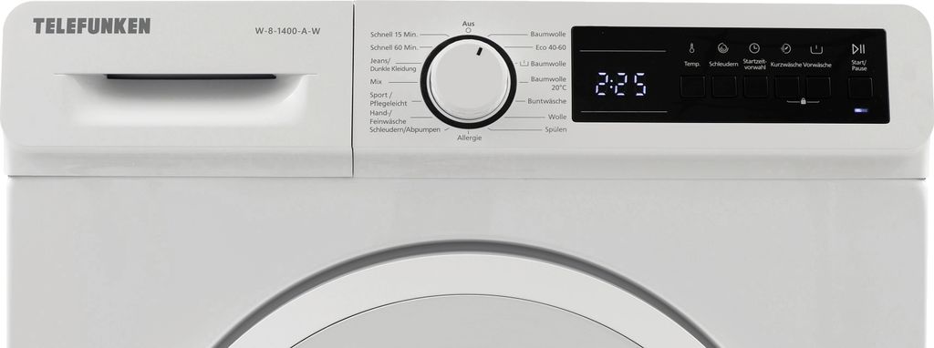 TELEFUNKEN Waschmaschine 8kg - W - 8 - 1400 - A - W
