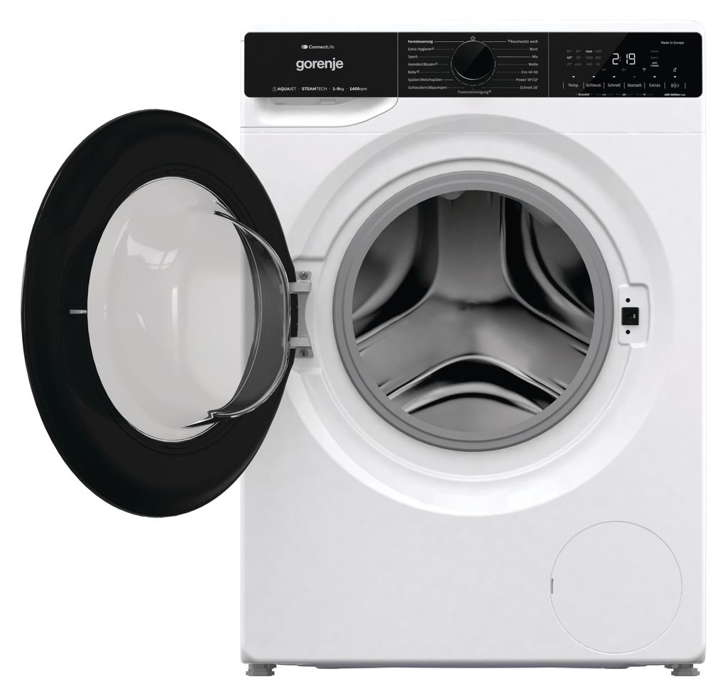 gorenje WPNA94A1TS Waschmaschine, 9 kg, ConnectLife, 15 Programme