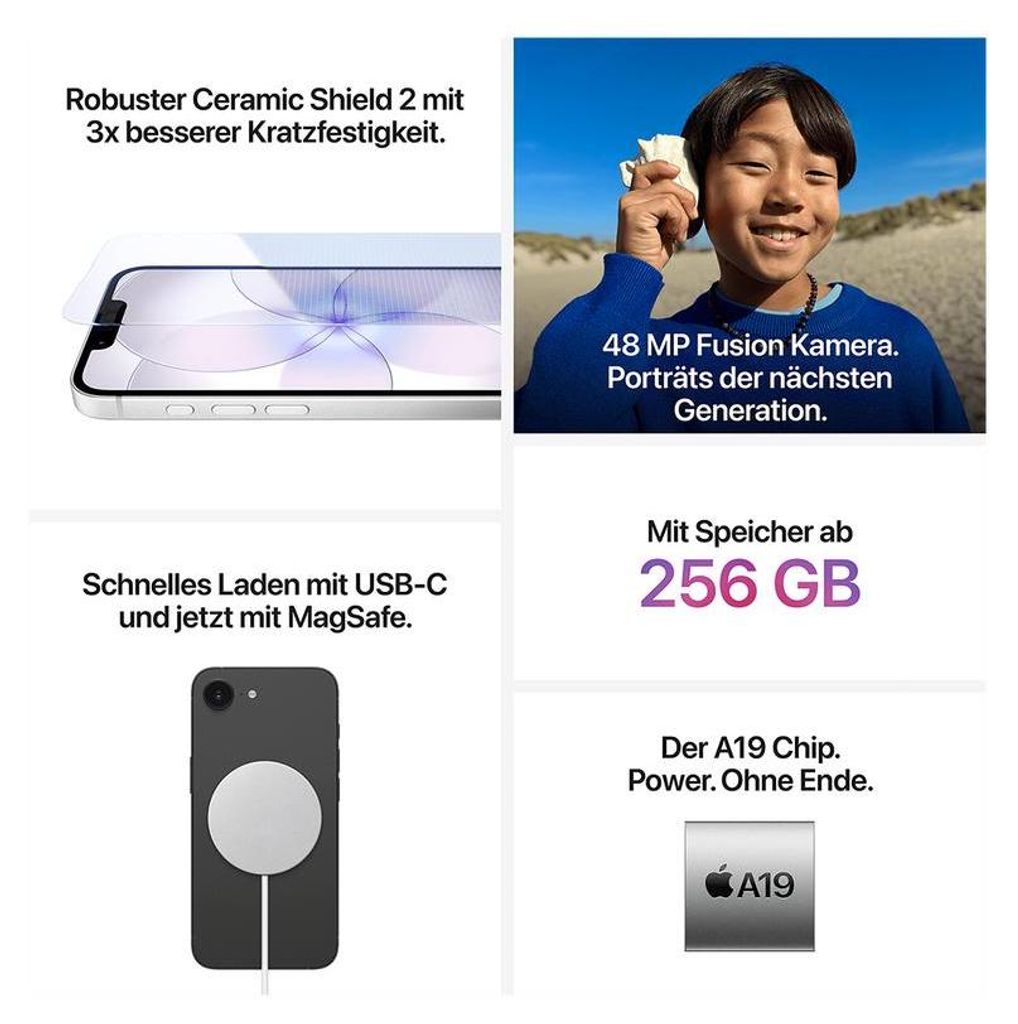 Apple iPhone 17e 256GB Zartrosa