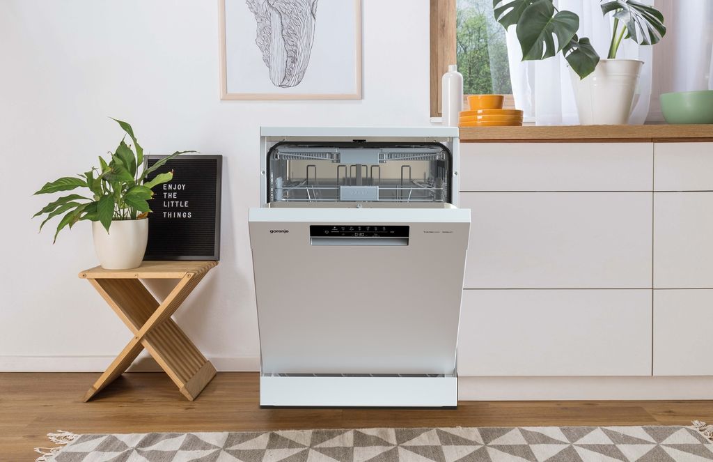 gorenje GS643C90W Geschirrspüler, freistehend, FlexUse, 16 Maßgedecke, 60 cm, weiß