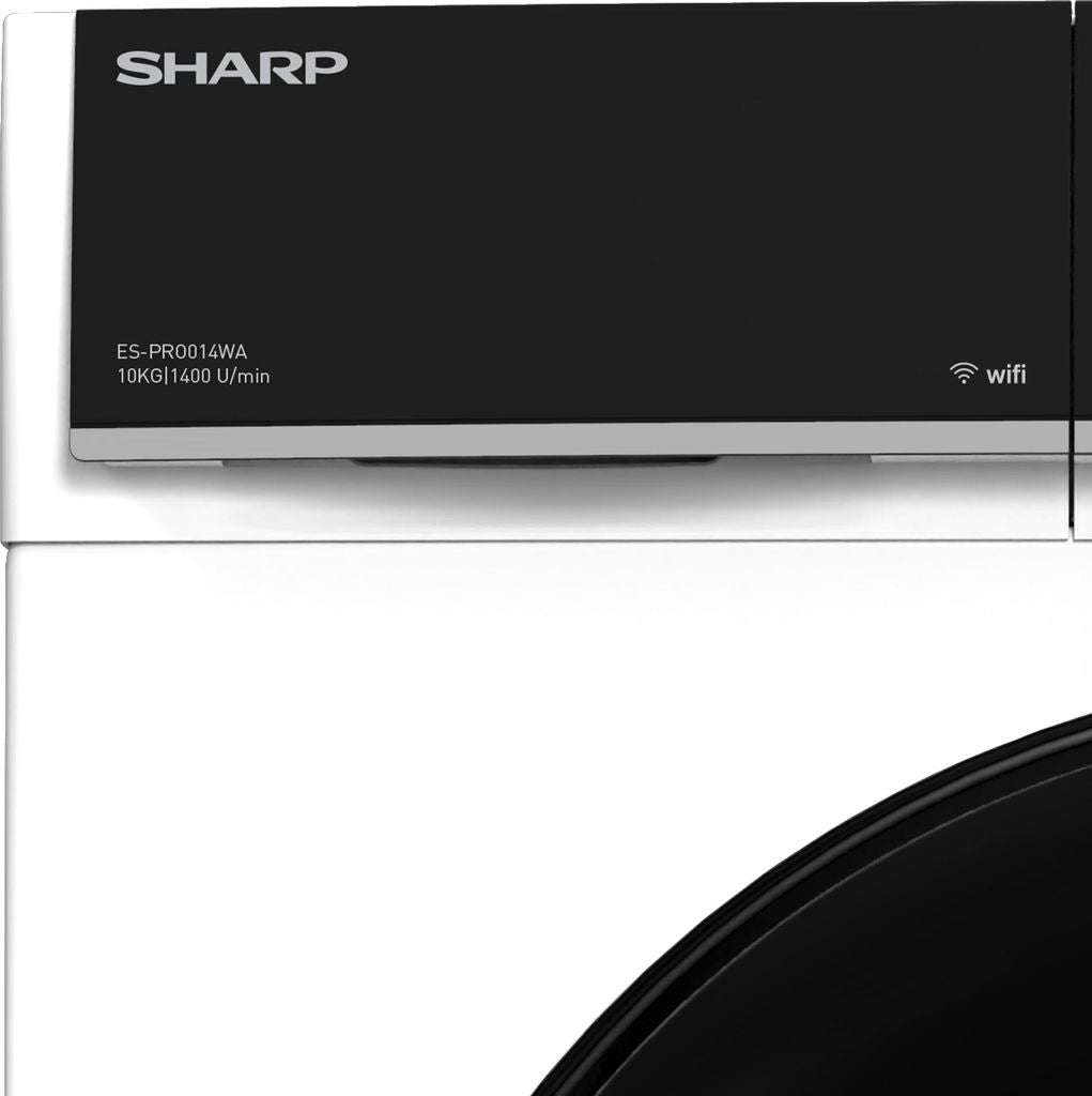 Sharp ES - PRO014WA - DE Waschmaschine 10 kg Schwarz AllergySmart AquaStop