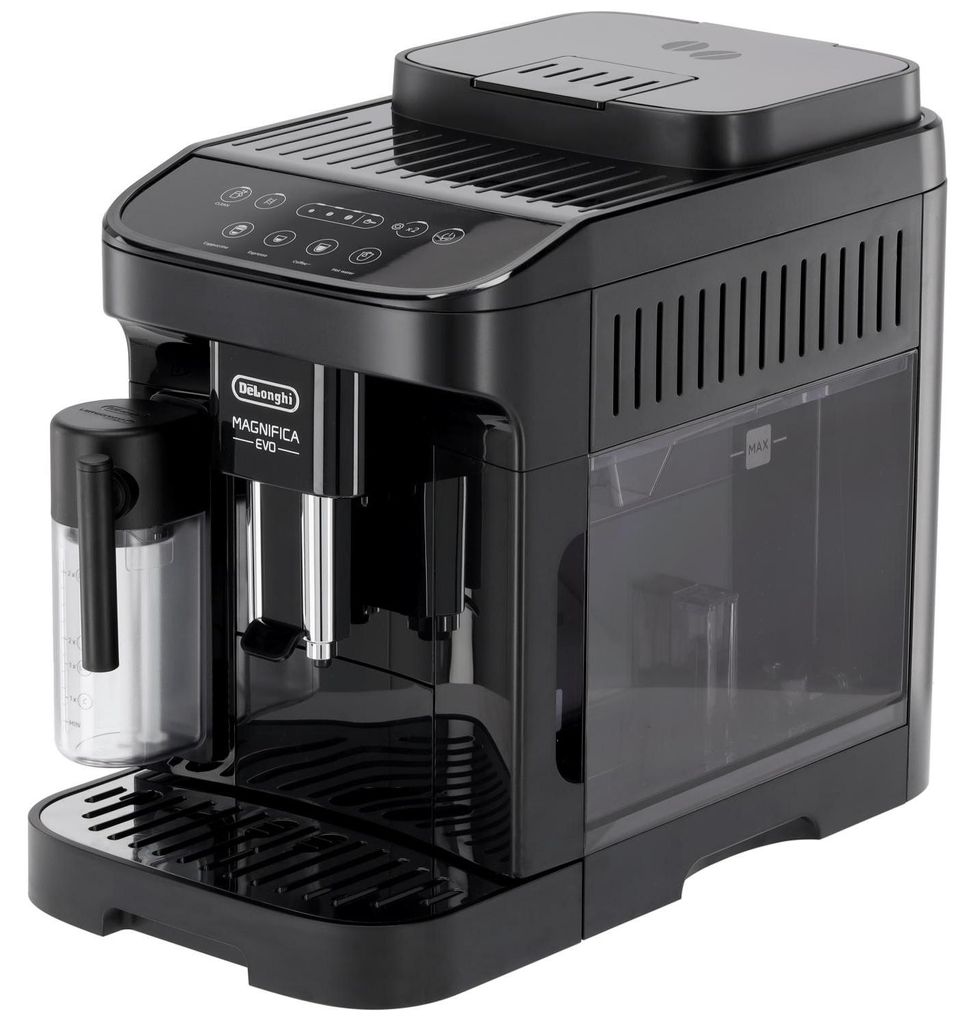 De'Longhi De’Longhi Magnifica EVO 4 Rezepte, Espressomaschine, 1,8 l, Kaffeebohnen, Eingebautes Mahlwerk, 1450 W, Schwarz