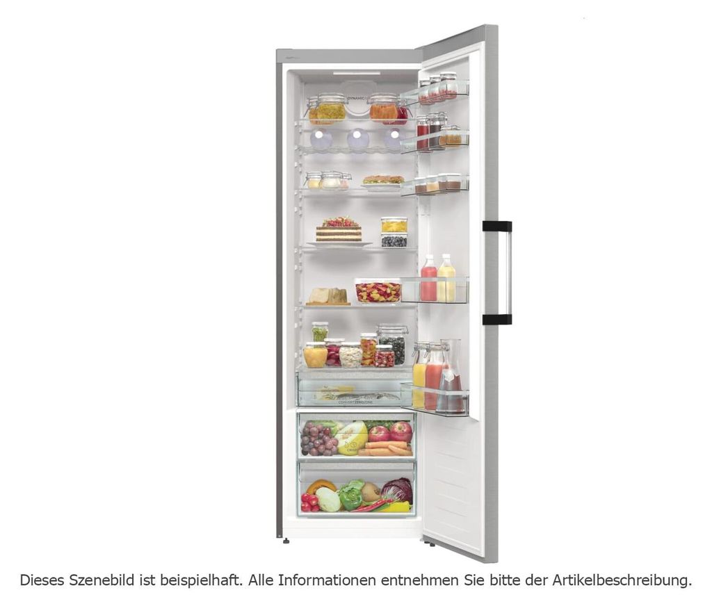 gorenje R619DAXL6 Kühlschrank ohne Gefrierfach, 398 Liter, Türanschlag wechselbar, Display, silber