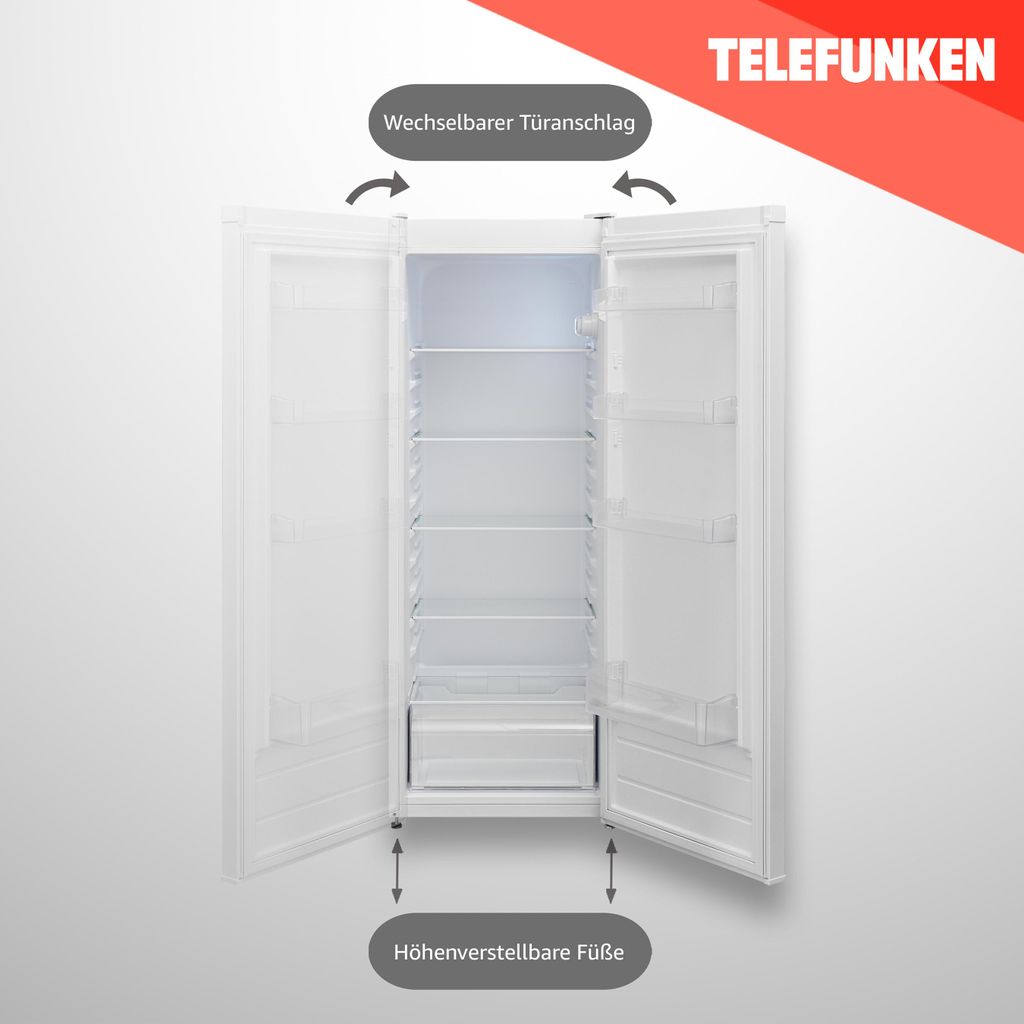TELEFUNKEN KTFK265E2 Kühlschrank ohne Gefrierfach 255 Liter