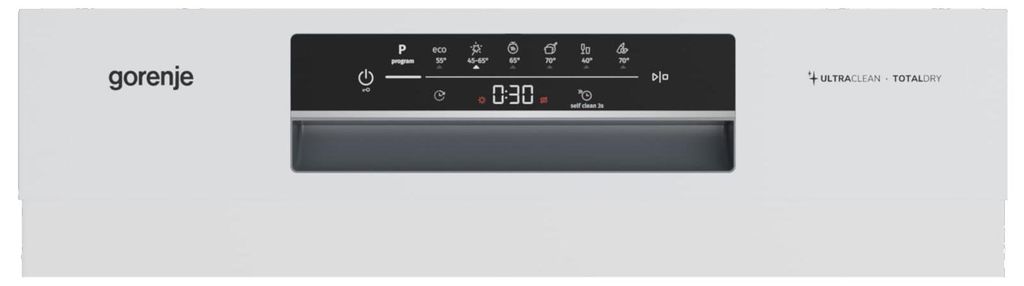gorenje GU642C90W Geschirrspüler Unterbau, 60 cm, 14 Maßgedecke, Weiß