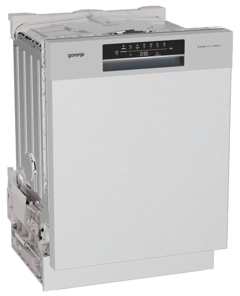 gorenje GU642C90X Geschirrspüler, Unterbau, 60 cm, 14 Maßgedecke, Silber