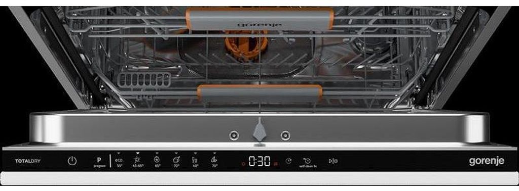 gorenje GV16C Geschirrspüler vollintegrierbar, 60 cm, 16 Maßgedecke, 3 Körbe, total Aquastop, ohne Möbelfront