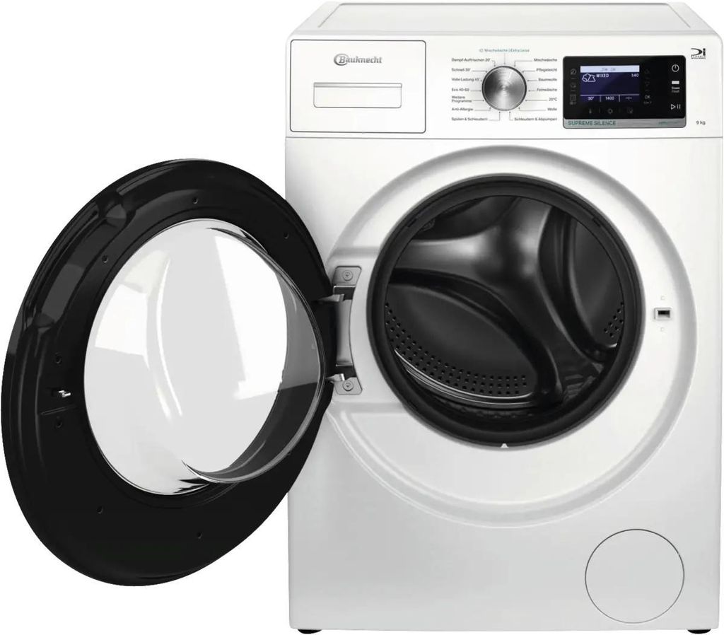 Bauknecht B6R 98E SILENCE, Frontlader, 9 kg, B, 72 dB, 1400 RPM, A