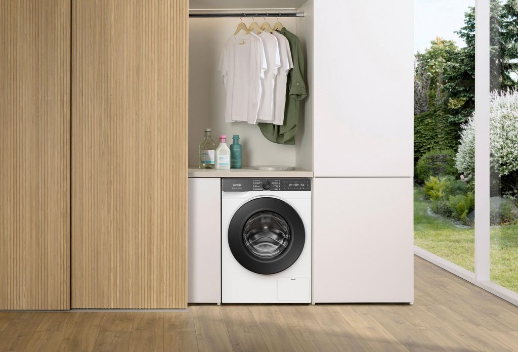 gorenje W5G694A1T1 Waschmaschine 9kg Fassungsvermögen., 1400 U/min, total AquaStop, WIFI, Schnellprogramm Power 29, weiß