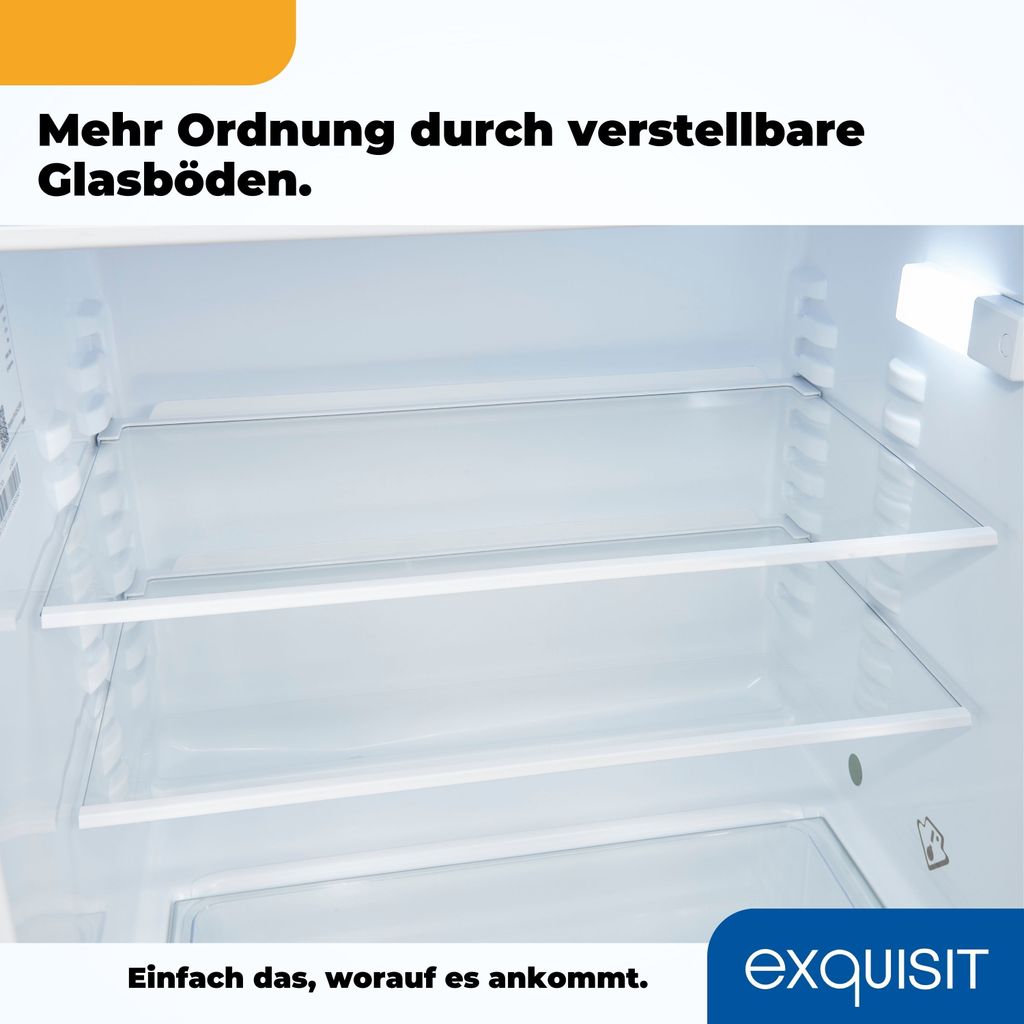 Exquisit Unterbau Vollraumkühlschrank UKS140 - V - FE - 010E